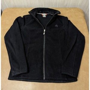 Women's Nike ACG Black Fleece Thick Coat Jacket Full Zip Medium